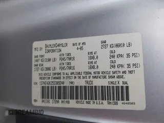 2005 Dodge Dakota SLT с VIN 1D7HE42K25S309240, выставлен на аукционе IAAI как лот 41553779 с пробегом 203 769 миль миль и . История ставок и продаж доступна на DreamBid. Изображение 9.