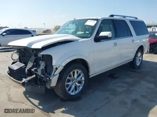2017 Ford Expedition EL Limited with VIN 1FMJK1KT4HEA36988, listed as a IAAI auction lot 41797202 with 108,993 mi miles. Bid and sale history available at carsss.com. Image 2.