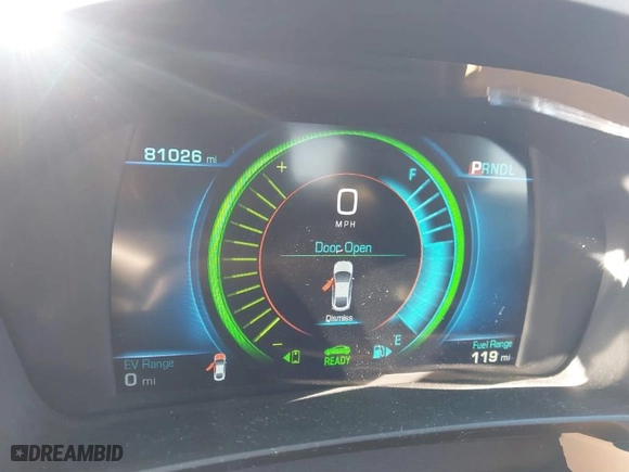 2017 Chevrolet Volt Premier with VIN 1G1RB6S50HU177433, listed as a IAAI auction lot 41741105 with 81,026 mi miles. Bid and sale history available at carsss.com. Image 7.