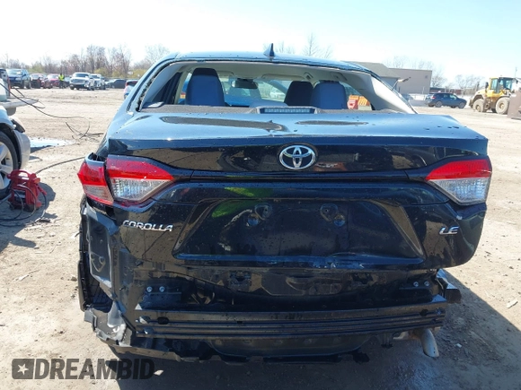 2021 Toyota Corolla LE with VIN 5YFEPMAEXMP161048, listed as a IAAI auction lot 42041751 with 30,650 mi miles and . Bid and sale history available at DreamBid. Image 6.