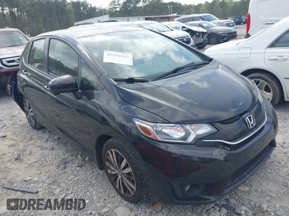 2015 Honda Fit EX-L with VIN 3HGGK5H83FM770734, listed as a IAAI auction lot 41936962 with 132,478 mi miles. Bid and sale history available at carsss.com. Image 1.