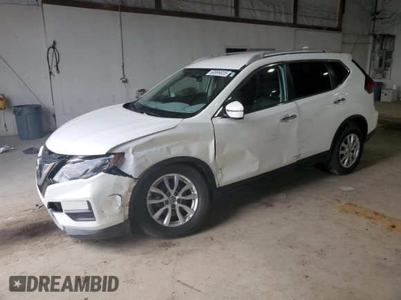 2017 Nissan Rogue S with VIN KNMAT2MV6HP502835, listed as a Copart auction lot 60999025 with 104,832 mi miles and Salvage title. Bid and sale history available at DreamBid. Image 1.