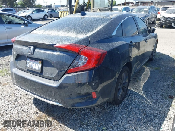 2019 Honda Civic Sedan EX with VIN JHMFC1F37KX014009, listed as a IAAI auction lot 41938780 with 69,118 mi miles. Bid and sale history available at carsss.com. Image 4.