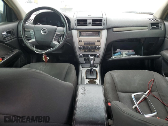 2010 Mercury Milan with VIN 3MEHM0HAXAR664987, listed as a Copart auction lot 64991864 with 213,132 mi miles and Salvage Title. Bid and sale history available at carsss.com. Image 8.