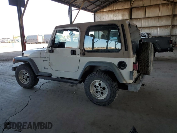 1999 Jeep Wrangler Sport с VIN 1J4FY19S9XP414239, выставлен на аукционе Copart как лот 66882505 с пробегом 131 916 миль миль и Чистый • Clean title. История ставок и продаж доступна на DreamBid. Изображение 2.