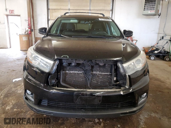 2014 Toyota Highlander Limited with VIN 5TDDCRFH3ES005028, listed as a Copart auction lot 51799655 with 196,537 mi miles and Salvage title. Bid and sale history available at DreamBid. Image 5.