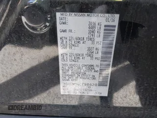 2016 Nissan Rogue SV with VIN 5N1AT2MT6GC798620, listed as a IAAI auction lot 41900042 with 107,597 mi miles. Bid and sale history available at carsss.com. Image 9.