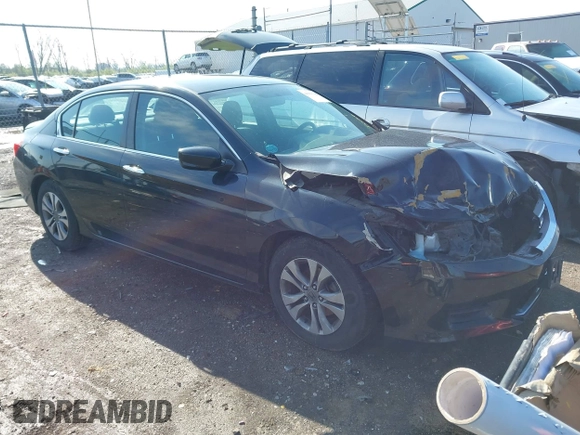 2014 Honda Accord LX with VIN 1HGCR2F35EA251129, listed as a IAAI auction lot 41963340 with 167,145 mi miles and . Bid and sale history available at carsss.com. Image 1.
