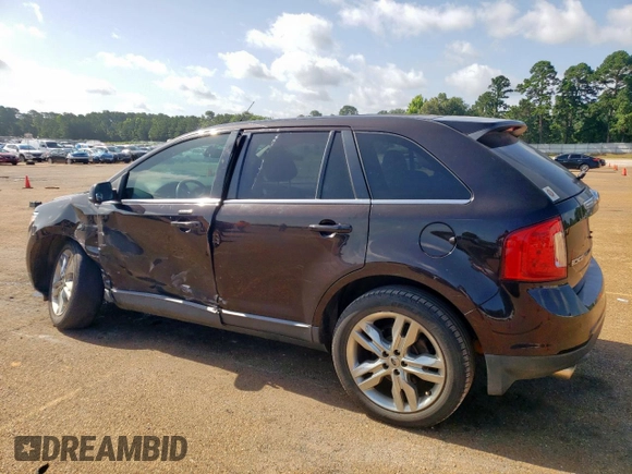 2013 Ford Edge Limited with VIN 2FMDK3KC1DBE37574, listed as a Copart auction lot 62334995 with 135,553 mi miles and Salvage title. Bid and sale history available at DreamBid. Image 2.