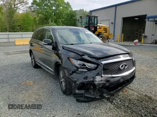 2020 Infiniti QX60 Luxe with VIN 5N1DL0MM8LC521231, listed as a Copart auction lot 52599415 with 101,375 mi miles and Salvage Title. Bid and sale history available at DreamBid. Image 11.