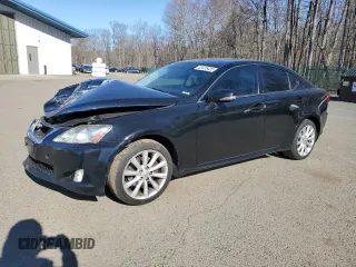2010 Lexus IS with VIN JTHCF5C20A5040491, listed as a Copart auction lot 53475435 with 153,298 mi miles and Salvage Title. Bid and sale history available at carsss.com. Image 1.