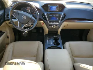 2016 Acura MDX w/Advance with VIN 5FRYD4H93GB018634, listed as a Copart auction lot 65938493 with 38,479 mi miles. Bid and sale history available at carsss.com. Image 8.