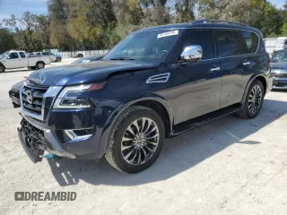 2023 Nissan Armada Platinum with VIN JN8AY2DA8P9404444, listed as a Copart auction lot 49158785 with 31,908 mi miles and Salvage Title. Bid and sale history available at carsss.com. Image 1.