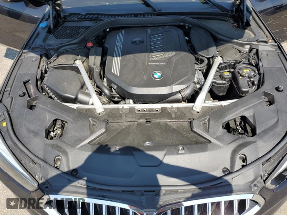 2020 BMW 8 Series 840i with VIN WBAGV4C08LCD84826, listed as a Copart auction lot 53328634 with 36,703 mi miles and Salvage title. Bid and sale history available at DreamBid. Image 13.