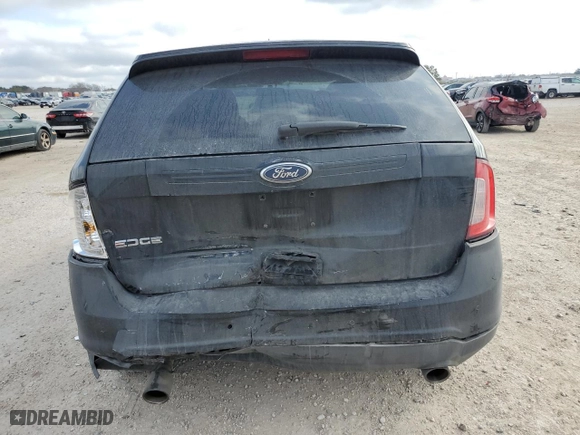 2014 Ford Edge SE with VIN 2FMDK3GC5EBA07721, listed as a Copart auction lot 43809465 with 187,520 mi miles and Salvage Title. Bid and sale history available at carsss.com. Image 6.