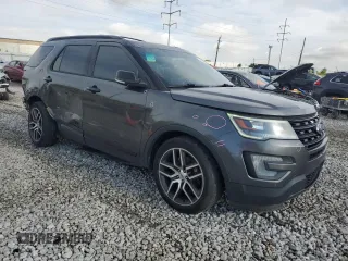 2017 Ford Explorer Sport with VIN 1FM5K8GT5HGB17022, listed as a Copart auction lot 56956435 with 85,560 mi miles and Salvage title. Bid and sale history available at DreamBid. Image 4.
