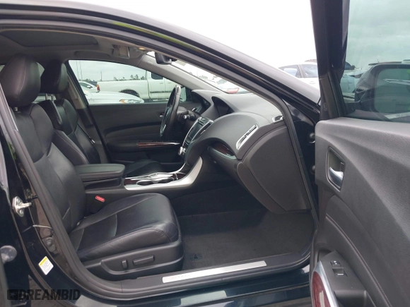 2015 Acura TLX V6 Tech with VIN 19UUB2F50FA019114, listed as a IAAI auction lot 41933324 with 108,583 mi miles. Bid and sale history available at carsss.com. Image 5.