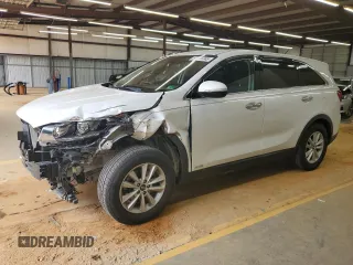 2019 Kia Sorento LX with VIN 5XYPGDA54KG571676, listed as a Copart auction lot 55915345 with 51,412 mi miles and Salvage title. Bid and sale history available at DreamBid. Image 1.