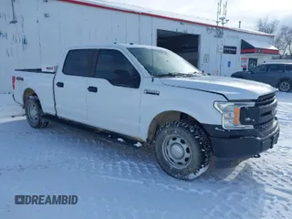 2019 Ford F-150 XL with VIN 1FTFW1E52KKD52023, listed as a IAAI auction lot 41483384 with 144,471 mi miles. Bid and sale history available at carsss.com. Image 1.