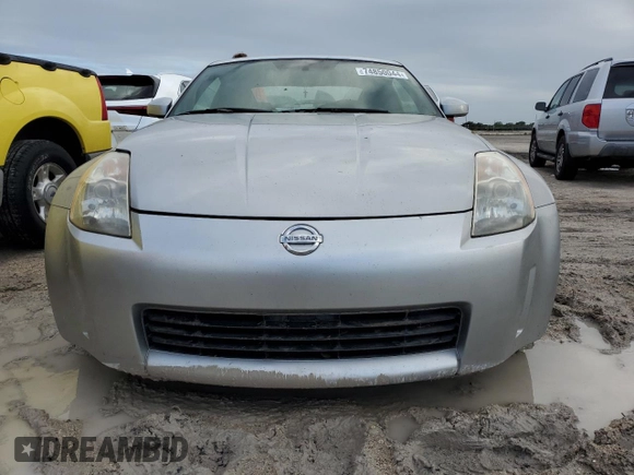 2003 Nissan 350Z with VIN JN1AZ34D53T119693, listed as a Copart auction lot 74850044 with Not Provided miles and Salvage Title. Bid and sale history available at DreamBid. Image 5.