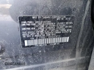 2022 Subaru Forester Premium with VIN JF2SKAEC3NH440459, listed as a Copart auction lot 46900635 with 52,929 mi miles and Salvage Title. Bid and sale history available at carsss.com. Image 14.