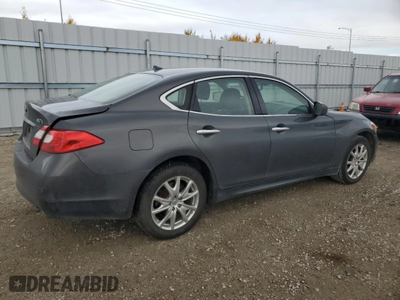 2011 Infiniti M37 with VIN JN1BY1AR2BM371065, listed as a Copart auction lot 74764014 with 175,130 mi miles and Salvage Title. Bid and sale history available at carsss.com. Image 3.