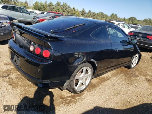 2005 Acura RSX with VIN JH4DC54805S005800, listed as a Copart auction lot 73485414 with 215,103 mi miles and Salvage Title. Bid and sale history available at carsss.com. Image 3.