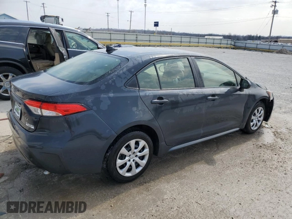 2023 Toyota Corolla LE z VIN JTDB4MEE3P3014377, wystawiony jako Copart lot #48761545 z przebiegiem 8 798 mil mil oraz Szkoda całkowita • Salvage title. Historia ofert i sprzedaży dostępna na DreamBid. Obrazek 3.