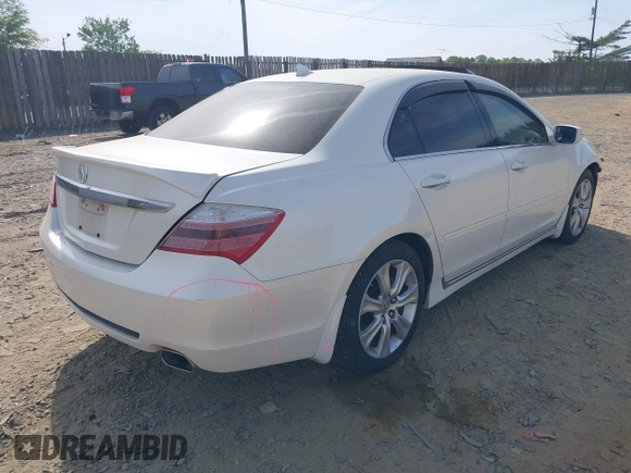 2010 Acura RL Technology with VIN JH4KB2F69AC000054, listed as a IAAI auction lot 42084536 with 290,743 mi miles and . Bid and sale history available at DreamBid. Image 4.