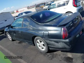 2005 Chevrolet Monte Carlo LT with VIN 2G1WX12K259344378, listed as a IAAI auction lot 40274156 with 140,777 mi miles. Bid and sale history available at carsss.com. Image 3.
