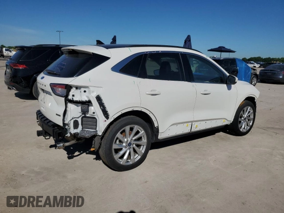 2021 Ford Escape Titanium Hybrid with VIN 1FMCU9DZ9MUA02709, listed as a Copart auction lot 56355255 with 30,571 mi miles and Salvage title. Bid and sale history available at DreamBid. Image 3.