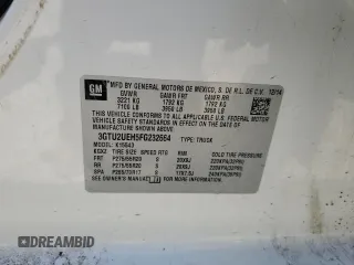2015 GMC Sierra 1500 SLE z VIN 3GTU2UEH5FG232664, wystawiony jako Copart lot #57414905 z przebiegiem 121 415 mil mil oraz Szkoda całkowita • Salvage title. Historia ofert i sprzedaży dostępna na DreamBid. Obrazek 14.