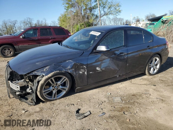 2018 BMW 3 Series 330i xDrive with VIN WBA8D9C5XJEB35638, listed as a Copart auction lot 52905585 with 98,895 mi miles and Salvage title. Bid and sale history available at DreamBid. Image 1.
