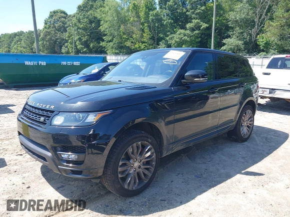 2016 Land Rover Range Rover Sport HSE with VIN SALWS2PF3GA100083, listed as a IAAI auction lot 42529482 with 62,248 mi miles and . Bid and sale history available at DreamBid. Image 2.