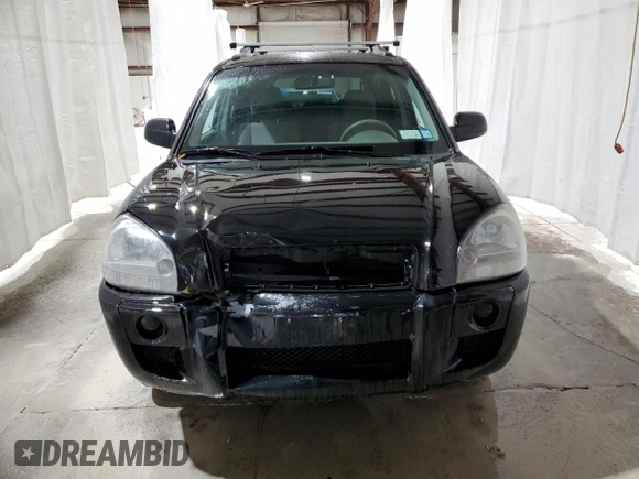 2007 Hyundai Tucson GLS with VIN KM8JM12B27U586678, listed as a Copart auction lot 76318234 with 135,542 mi miles and Salvage Title. Bid and sale history available at carsss.com. Image 5.