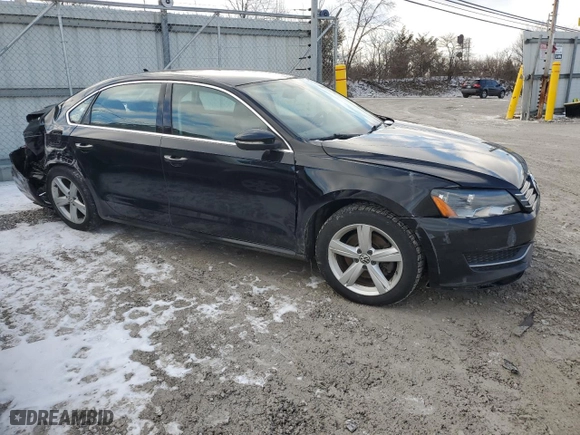 2012 Volkswagen Passat SE w/Sunroof with VIN 1VWBH7A35CC047429, listed as a Copart auction lot 45800395 with 221,051 mi miles and Non Repairable. Bid and sale history available at carsss.com. Image 4.