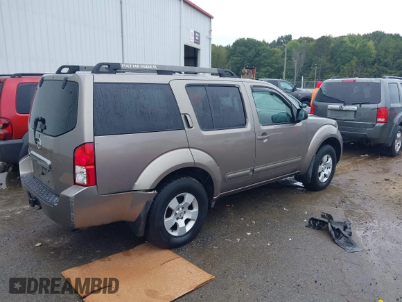2005 Nissan Pathfinder SE with VIN 5N1AR18WX5C779157, listed as a IAAI auction lot 40363768 with 172,167 mi miles and . Bid and sale history available at DreamBid. Image 4.