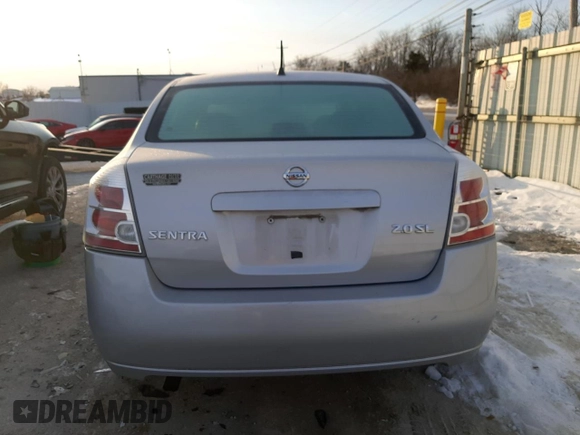 2007 Nissan Sentra 2.0 with VIN 3N1AB61E87L675428, listed as a Copart auction lot 41842035 with 115,651 mi miles and Salvage Title. Bid and sale history available at DreamBid. Image 6.