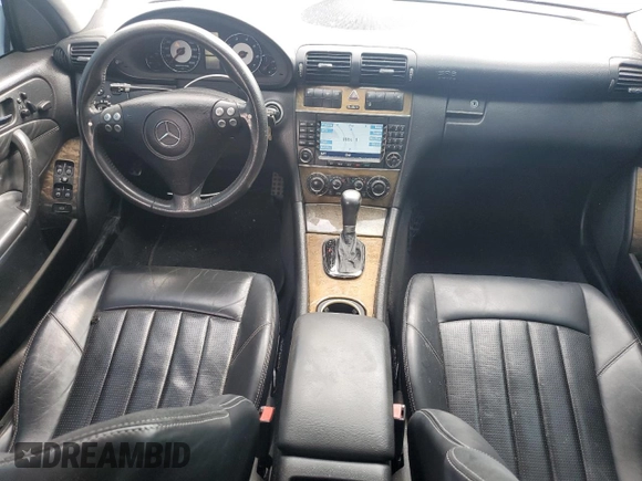 2006 Mercedes-Benz C 55 AMG with VIN WDBRF76J26F813052, listed as a Copart auction lot 60966805 with 145,472 mi miles and Salvage title. Bid and sale history available at DreamBid. Image 8.