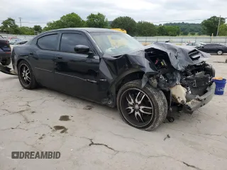 2007 Dodge Charger SRT-8 with VIN 2B3KA73W17H787515, listed as a Copart auction lot 55946524 with 133,295 mi miles and Salvage Title. Bid and sale history available at carsss.com. Image 4.