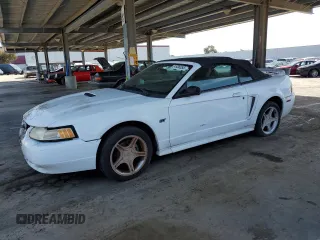 2000 Ford Mustang GT with VIN 1FAFP45X5YF267393, listed as a Copart auction lot 51938355 with 259,281 mi miles and Clean Title. Bid and sale history available at carsss.com. Image 1.