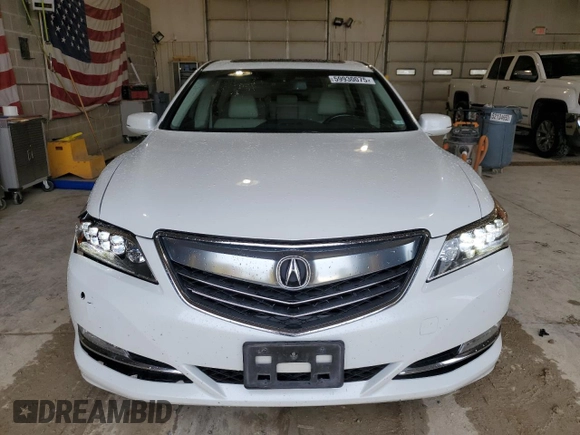 2014 Acura RLX Advance with VIN JH4KC1F90EC000564, listed as a Copart auction lot 59930075 with 190,933 mi miles and Salvage title. Bid and sale history available at DreamBid. Image 5.