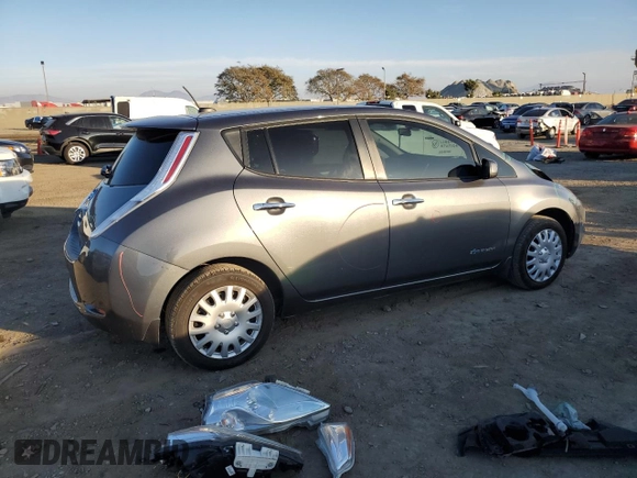 2016 Nissan LEAF SL with VIN 1N4BZ0CP7GC313004, listed as a Copart auction lot 43732005 with 81,574 mi miles and Salvage Title. Bid and sale history available at carsss.com. Image 3.