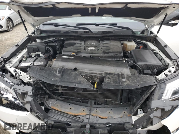 2022 Nissan Armada SL with VIN JN8AY2BB3N9810589, listed as a Copart auction lot 43212235 with 56,231 mi miles and Salvage Title. Bid and sale history available at carsss.com. Image 13.