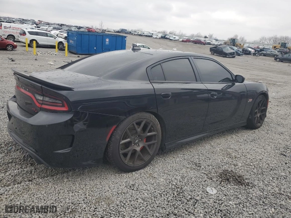 2018 Dodge Charger R/T Scat Pack with VIN 2C3CDXGJXJH135125, listed as a Copart auction lot 44764055 with 39,074 mi miles and Salvage Title. Bid and sale history available at carsss.com. Image 3.