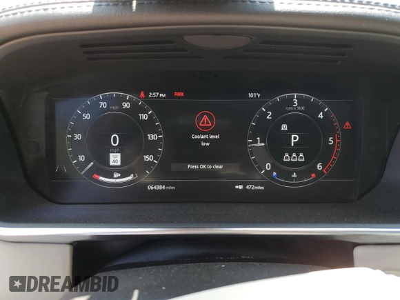 2018 Land Rover Range Rover HSE with VIN SALGS2RK0JA512337, listed as a Copart auction lot 65548704 with 64,384 mi miles and Salvage title. Bid and sale history available at DreamBid. Image 9.