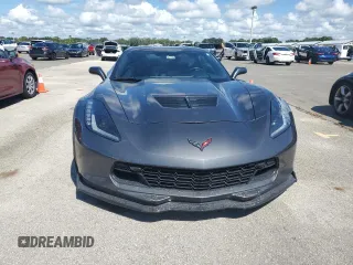 2017 Chevrolet Corvette Z06 2LZ with VIN 1G1YS2D69H5603737, listed as a Copart auction lot 73767964 with 0 mi miles and Salvage Title. Bid and sale history available at carsss.com. Image 5.