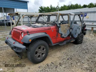 2018 Jeep Wrangler JK Unlimited Sport with VIN 1C4BJWDG5JL867846, listed as a Copart auction lot 60854834 with 0 mi miles and Non Repairable. Bid and sale history available at carsss.com. Image 1.