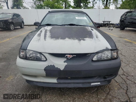 1998 Ford Mustang with VIN 1FAFP4443WF273293, listed as a Copart auction lot 54990285 with 105,490 mi miles and Clean Title. Bid and sale history available at carsss.com. Image 5.