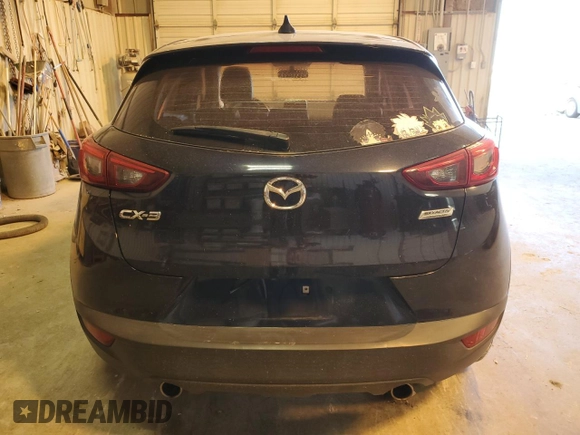 2016 Mazda CX-3 Touring with VIN JM1DKDC76G0136607, listed as a Copart auction lot 82928624 with Not Provided miles and Salvage Title. Bid and sale history available at DreamBid. Image 6.